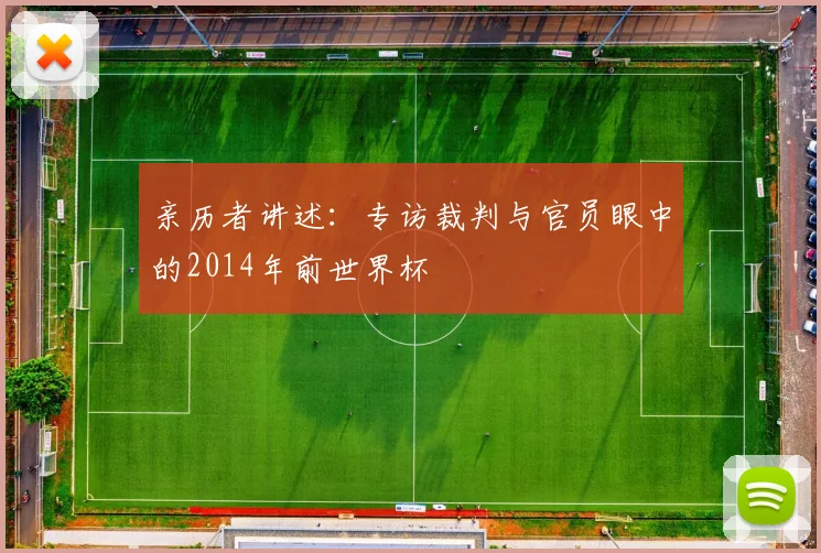 亲历者讲述:专访裁判与官员眼中的2014年前世界杯