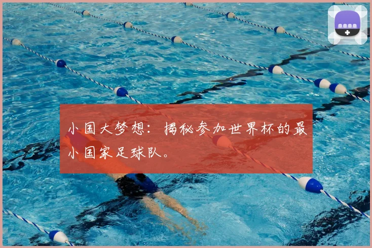 小国大梦想:揭秘参加世界杯的最小国家足球队。